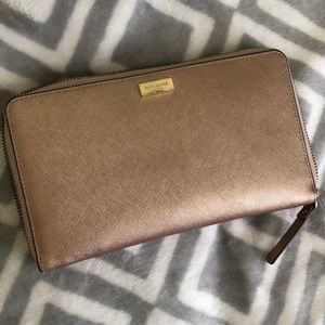 Rose Gold Kate Spade Wallet